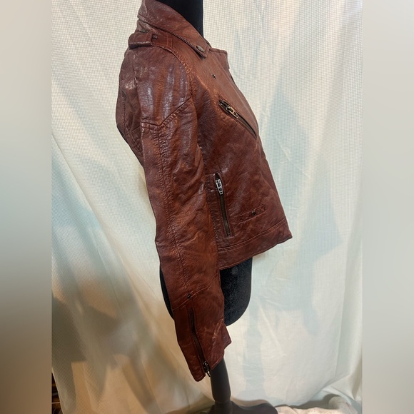 Blank NYC Leather jacket moto style - Picture 2 of 16